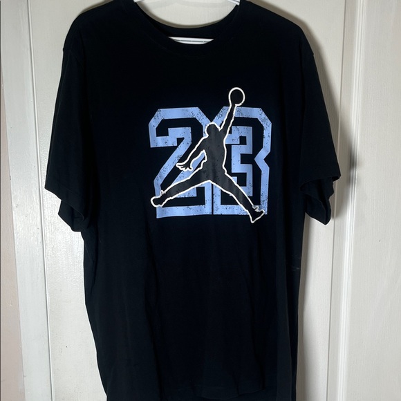 Jordan Other - Jordan Black Tee with Blue Graphic